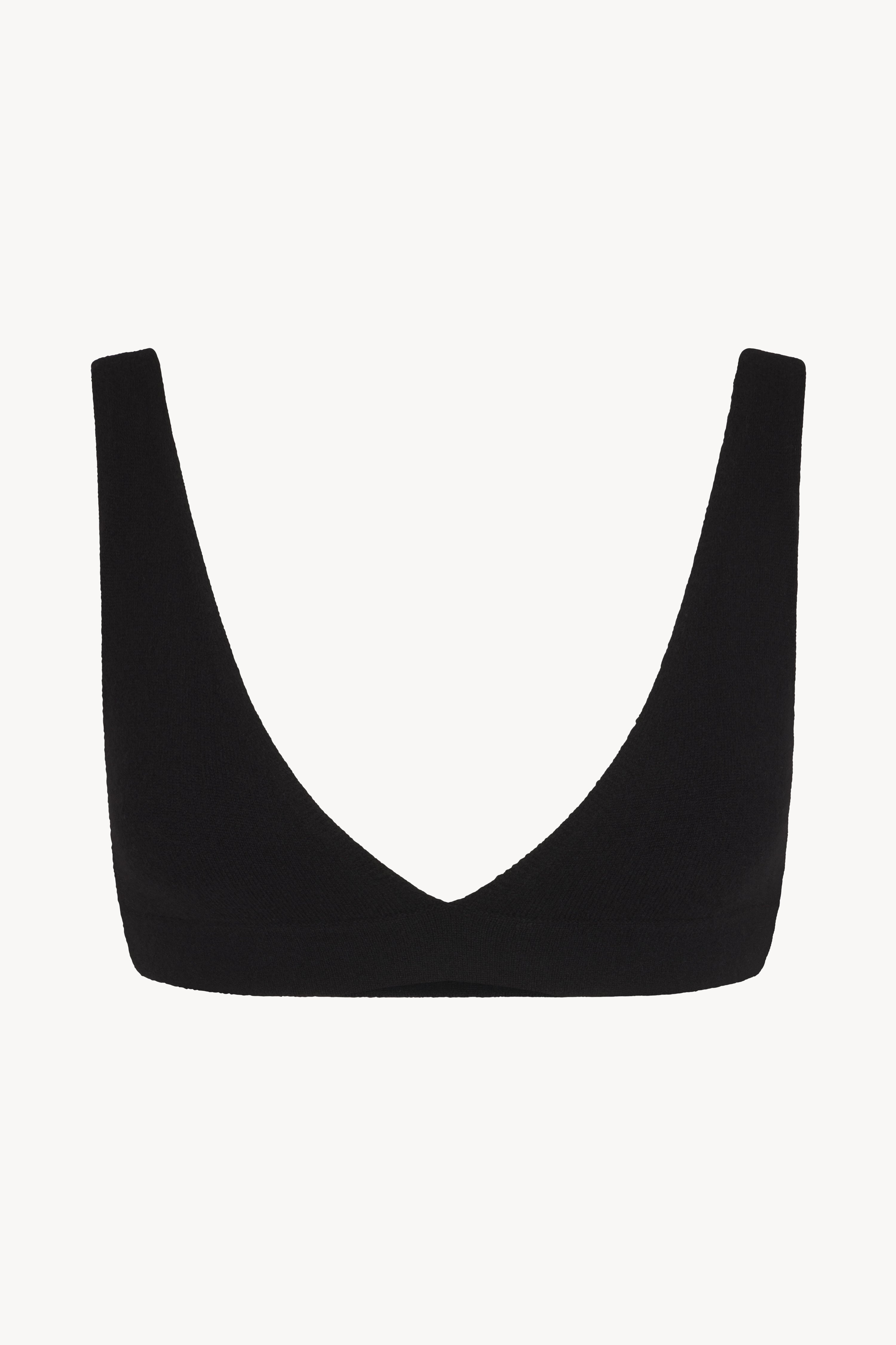 WILLA CASHMERE BRA BLACK