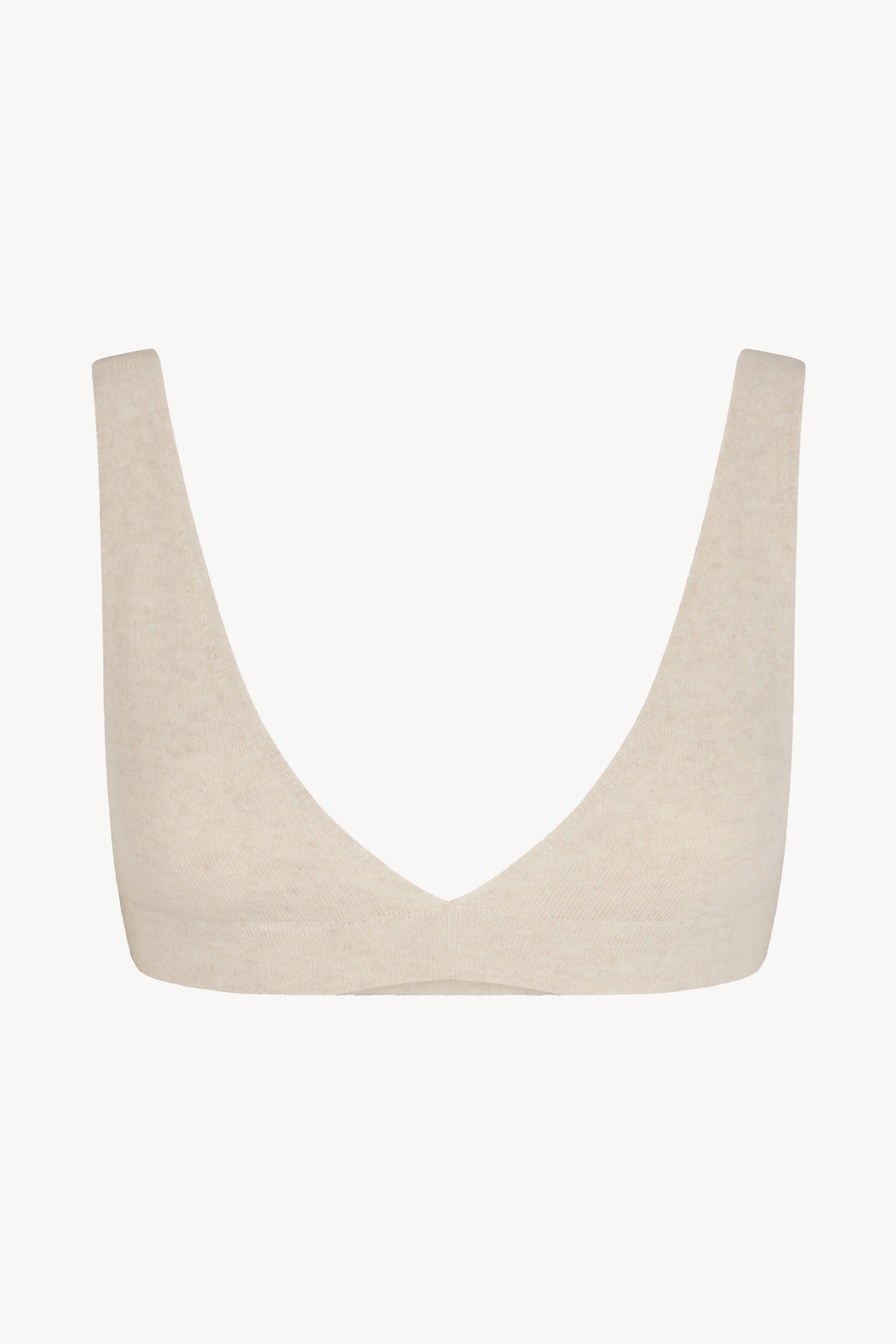 WILLA CASHMERE BRA OATMEAL