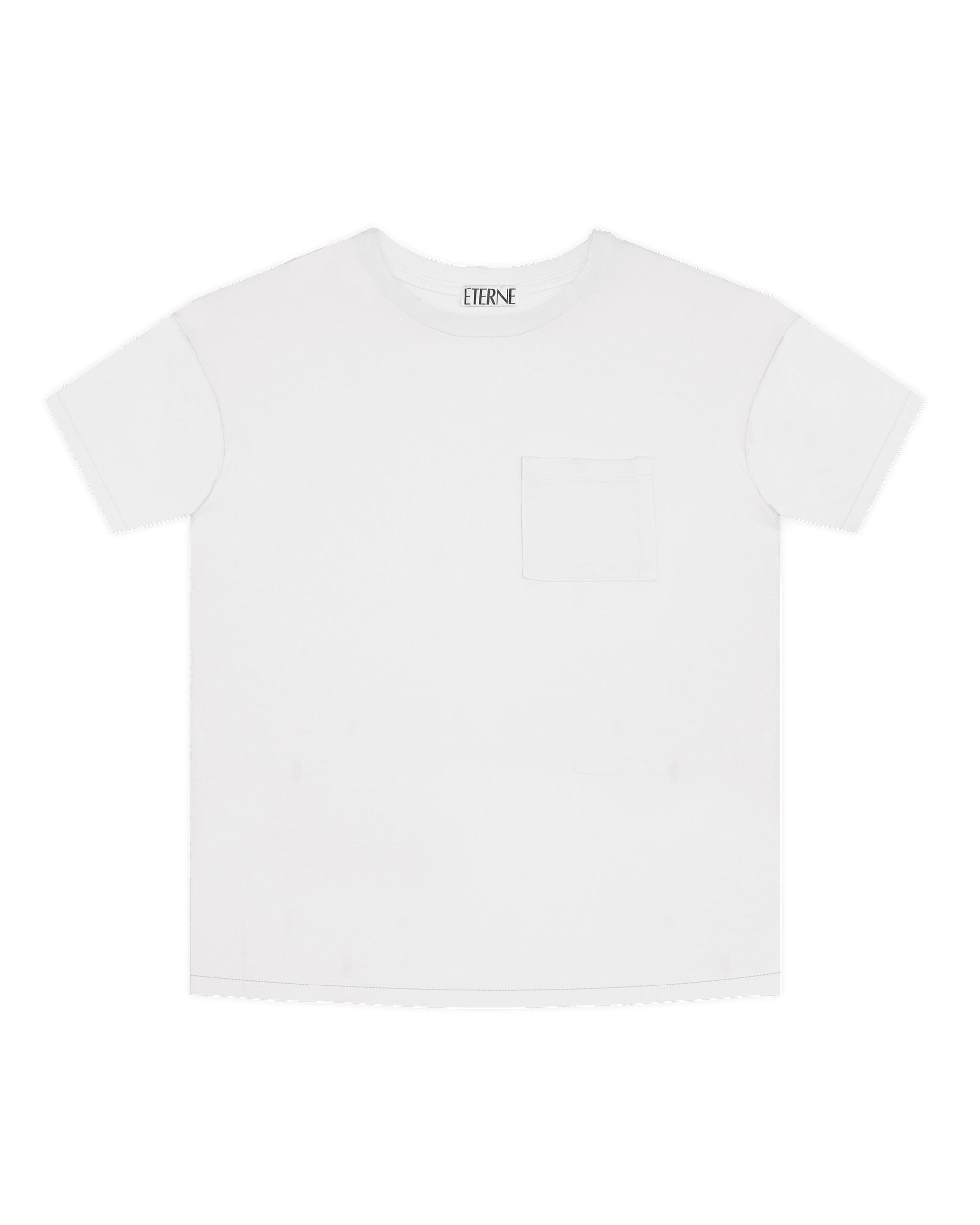 Boyfriend Pocket T-Shirt Ivory