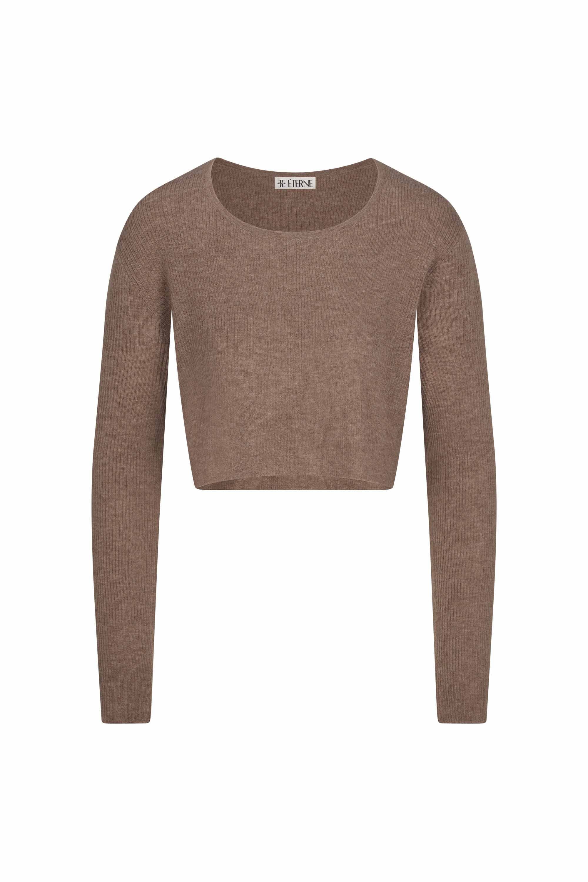 Cheyenn Cropped Sweater Millet