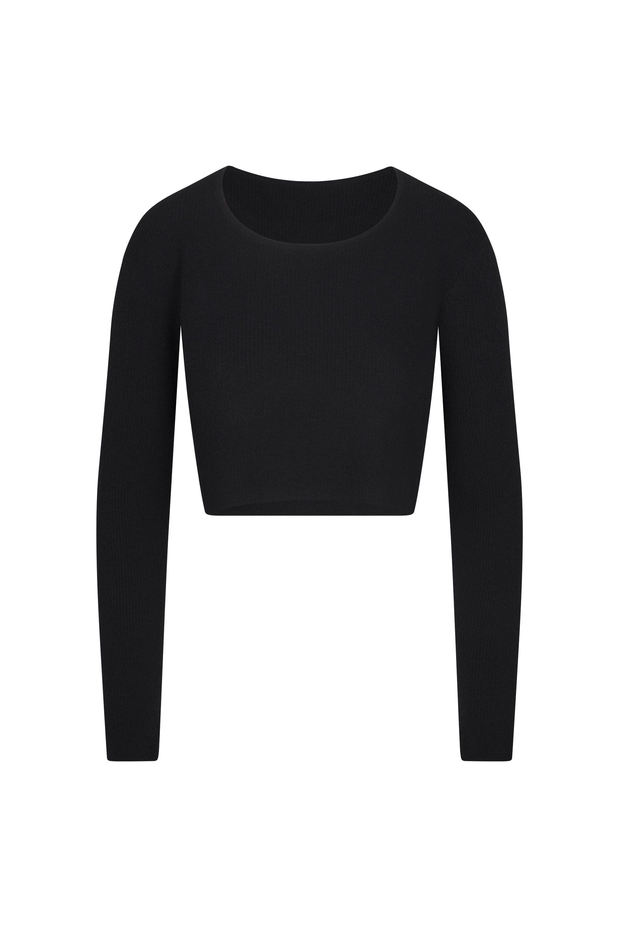 Cheyenn Cropped Sweater Black