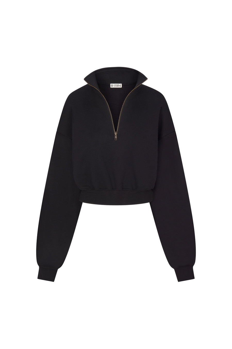 Half zip front discount sweatshirt