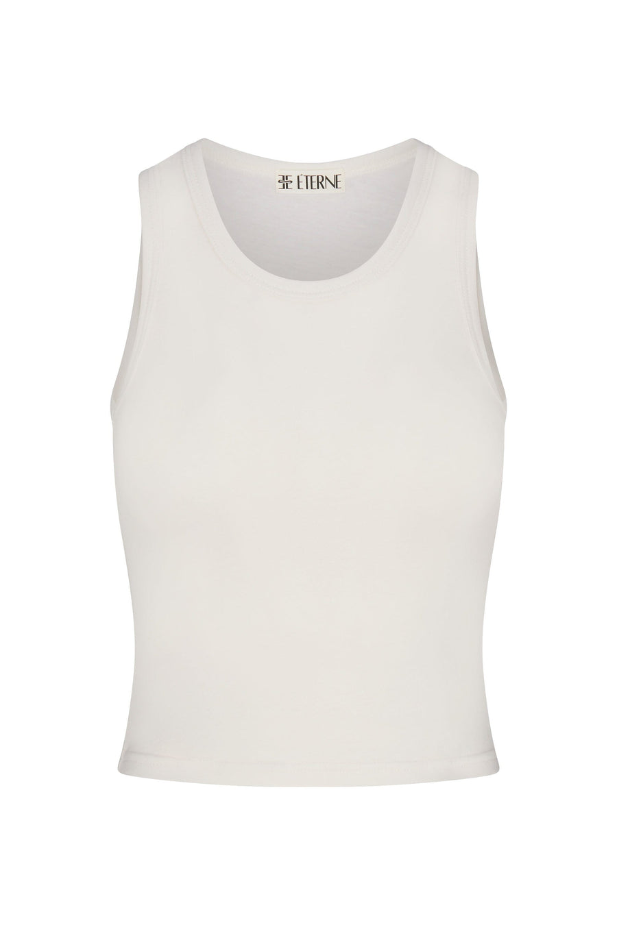 Fitted Tank Ivory TOPS ÉTERNE 