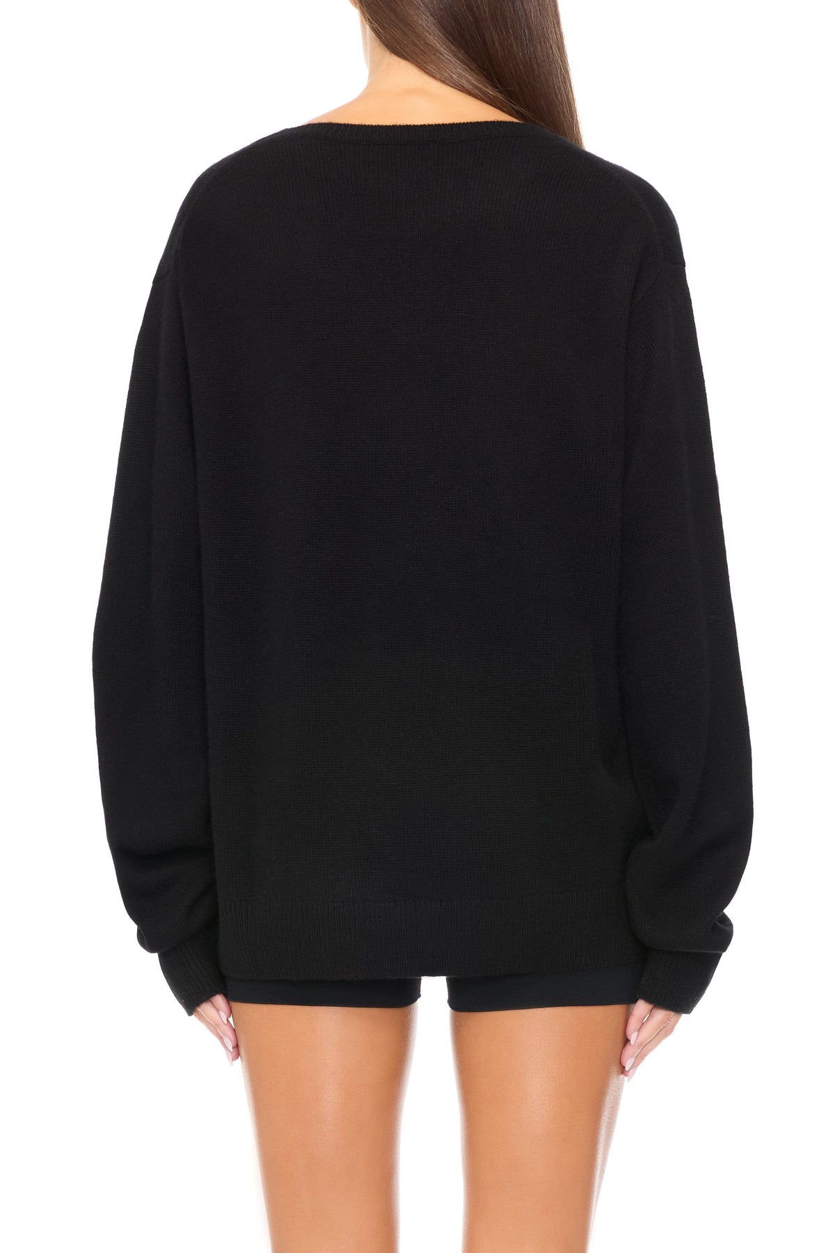 James Cashmere Sweater Black SWEATERS ÉTERNE 