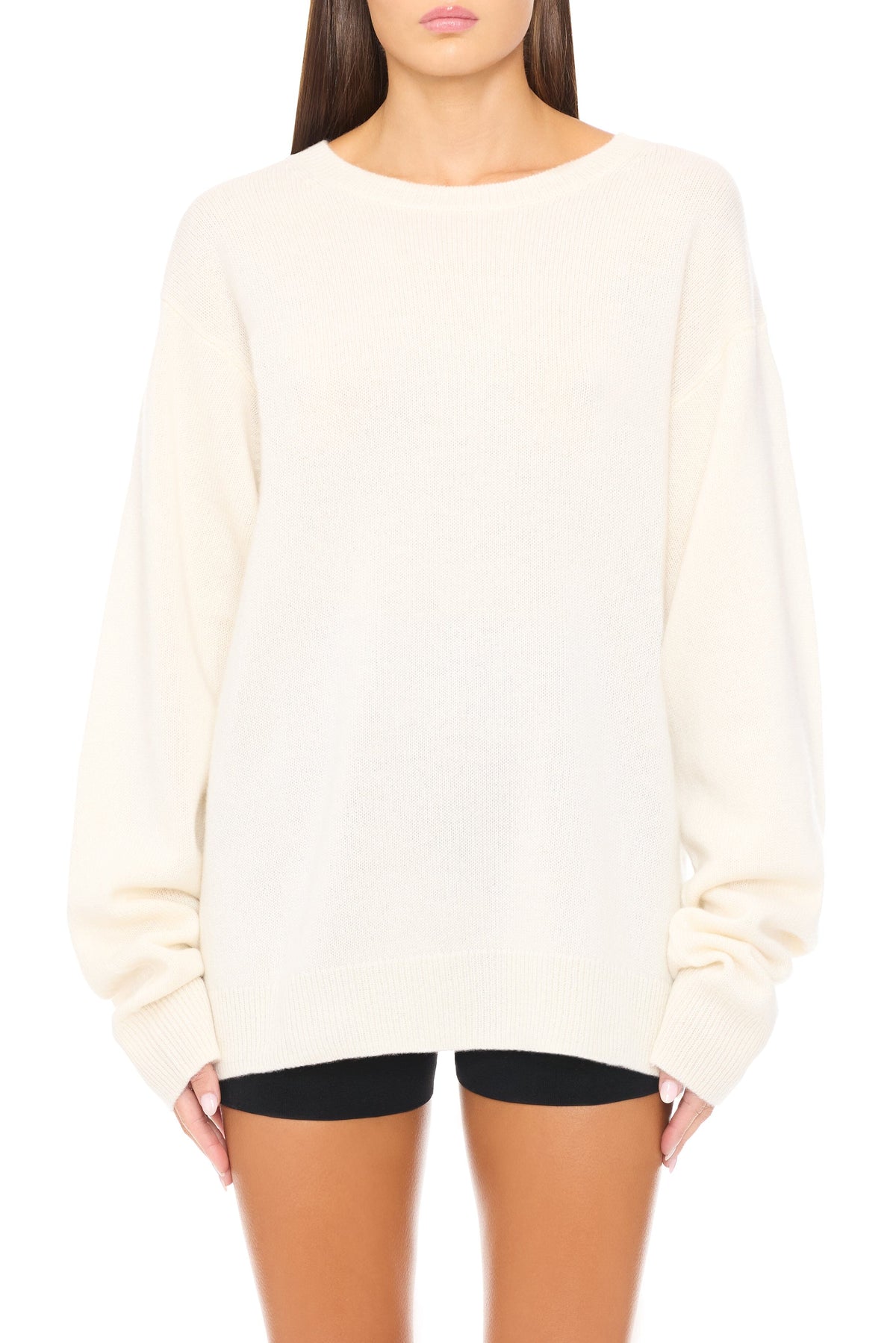 James Cashmere Sweater Cream SWEATERS ÉTERNE 