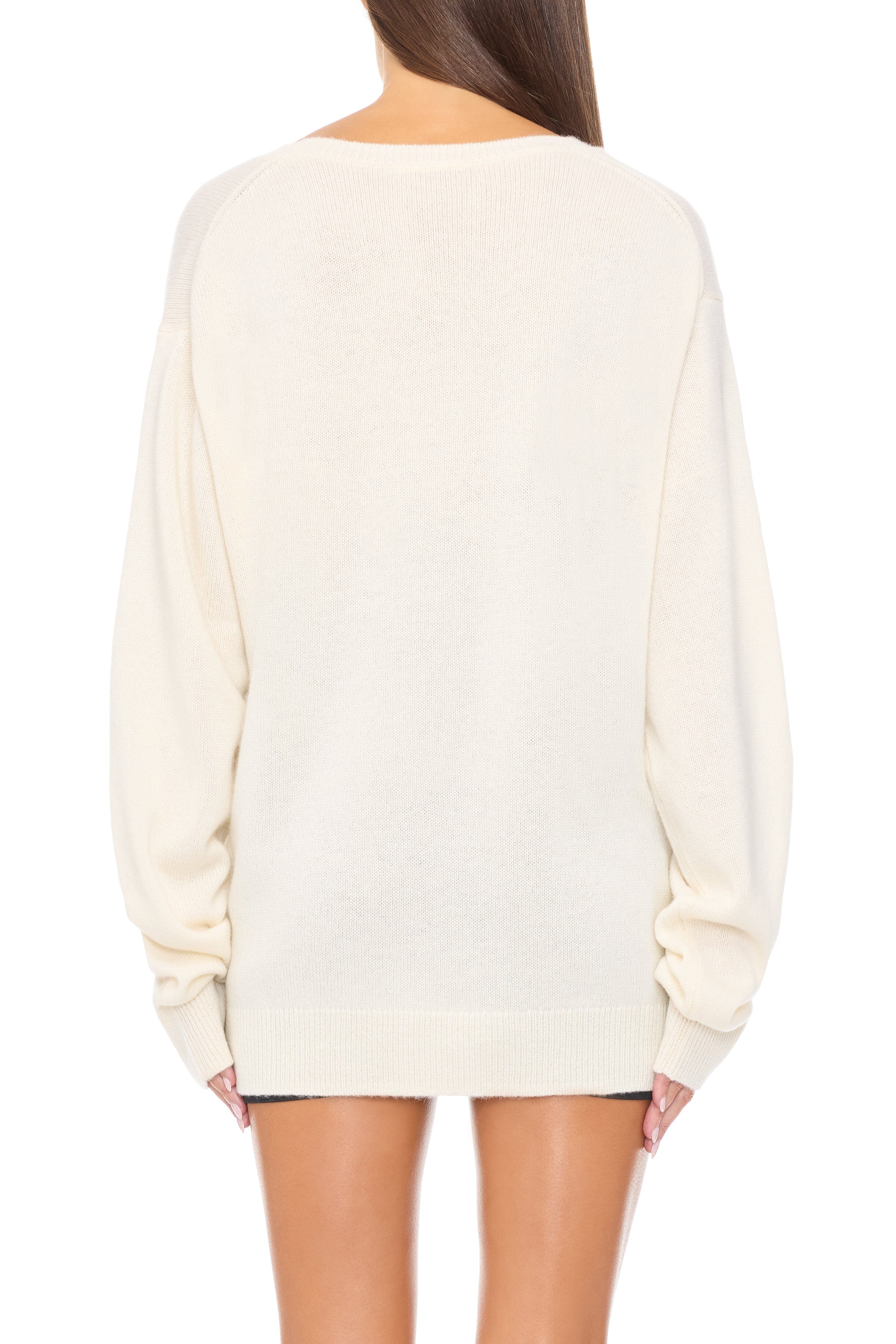 James Cashmere Sweater Cream SWEATERS ÉTERNE 