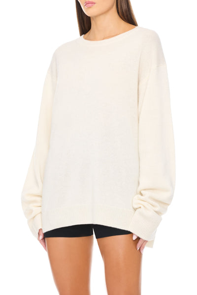 James Cashmere Sweater Cream SWEATERS ÉTERNE 