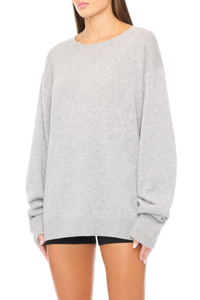 James Cashmere Sweater Heather Grey SWEATERS ÉTERNE 