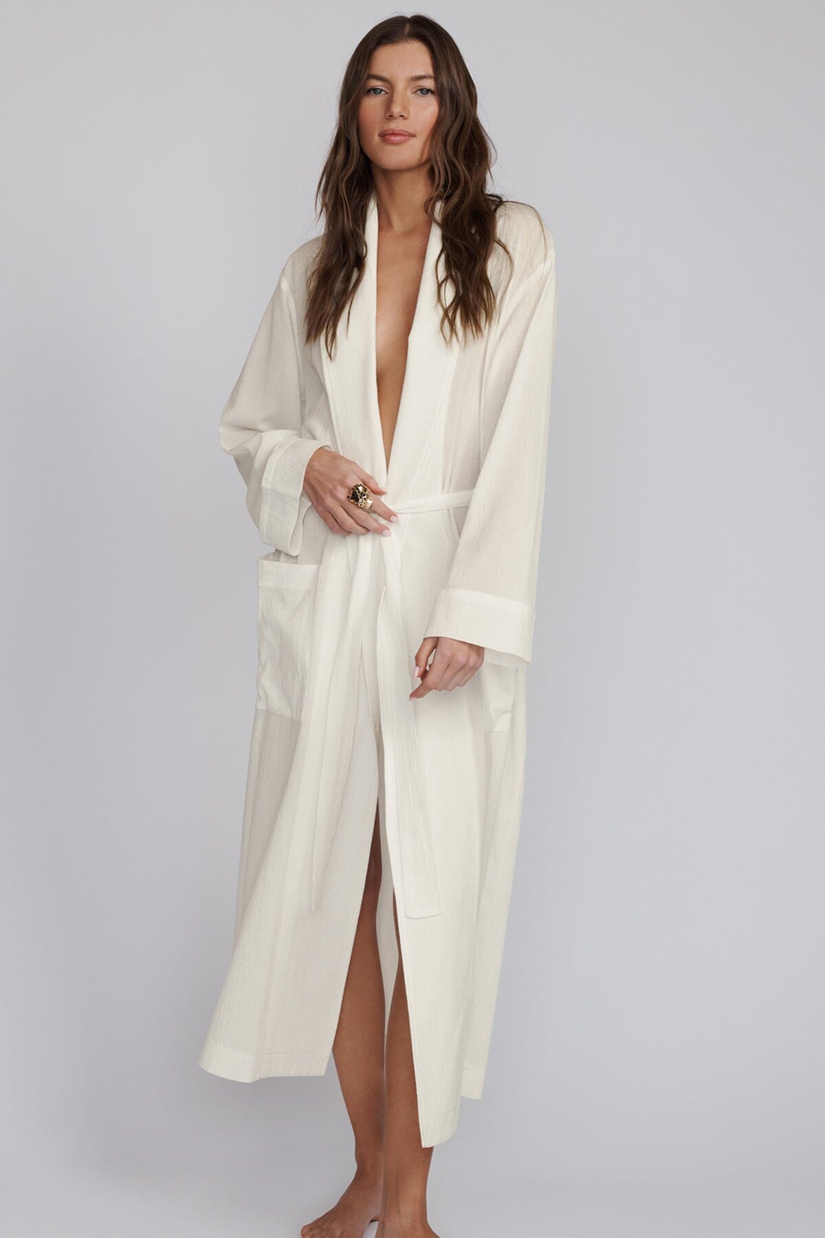 Lennon Robe Ivory SWIM ÉTERNE 