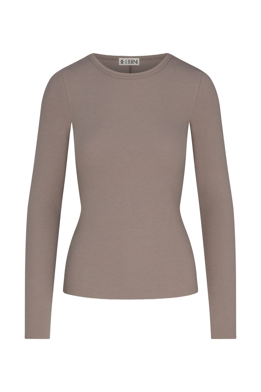 Long Sleeve Fitted Top Clay TOPS ÉTERNE 