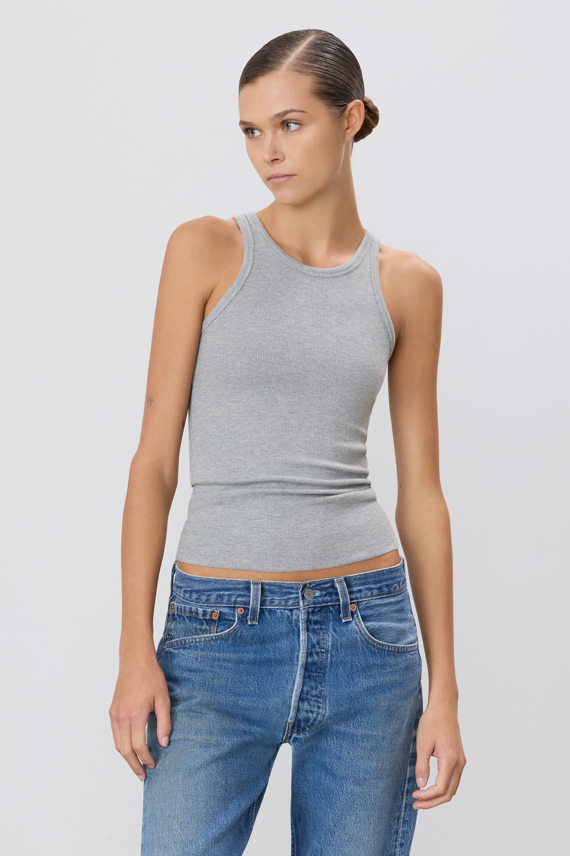 HIGH NECK FITTED TANK - ÉTERNE