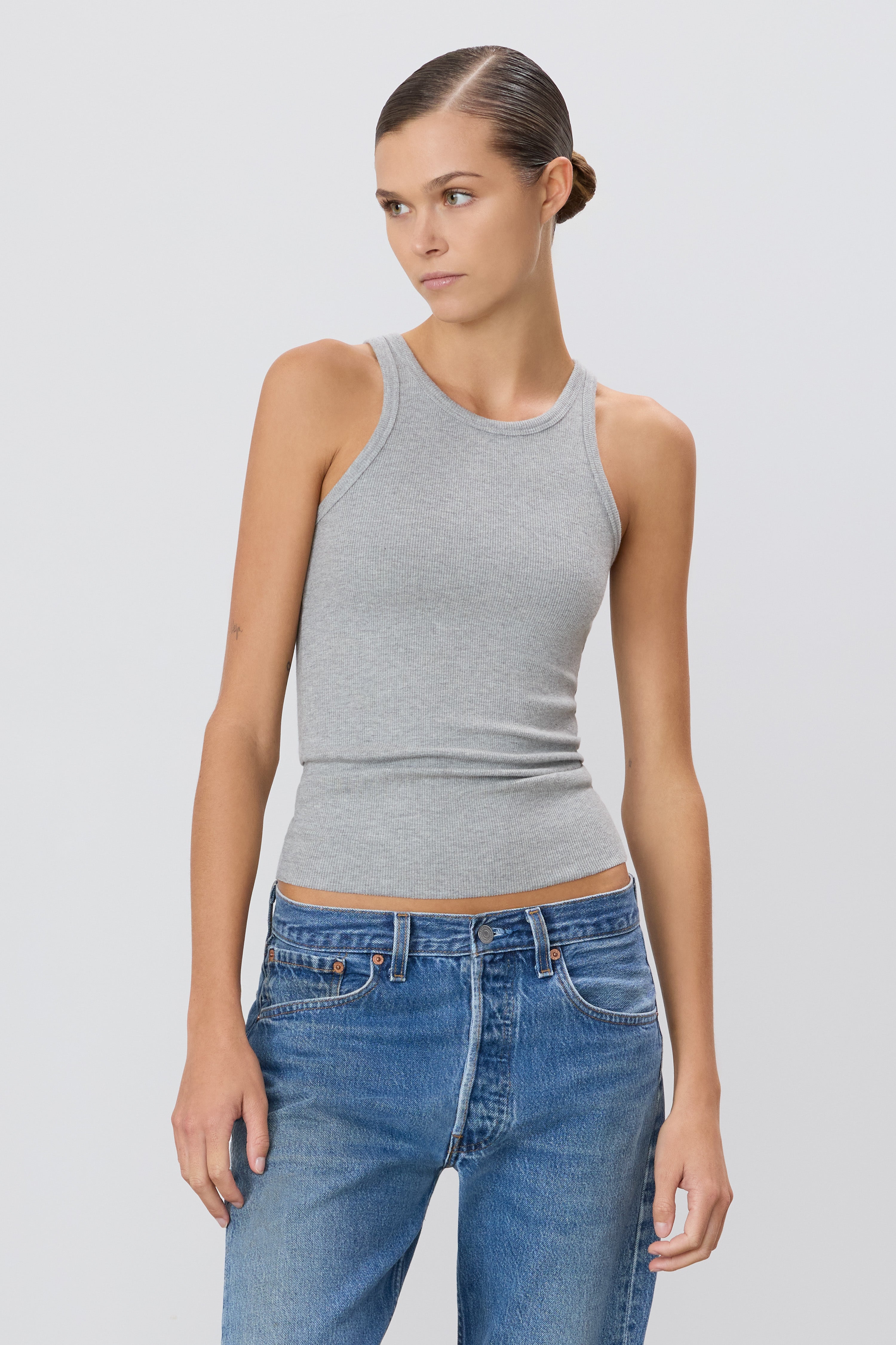 High Neck Fitted Tank