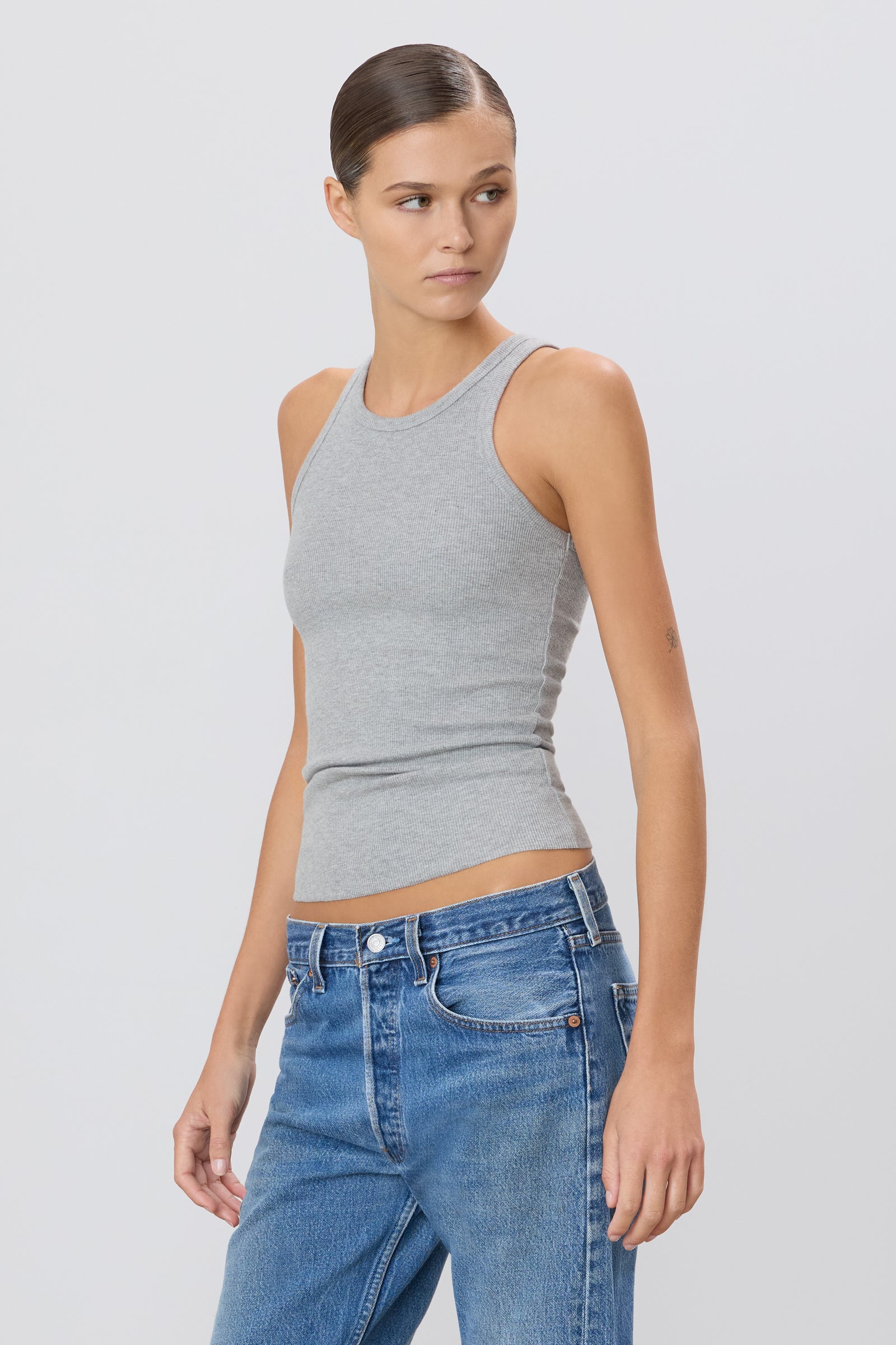 HIGH NECK FITTED TANK - ÉTERNE