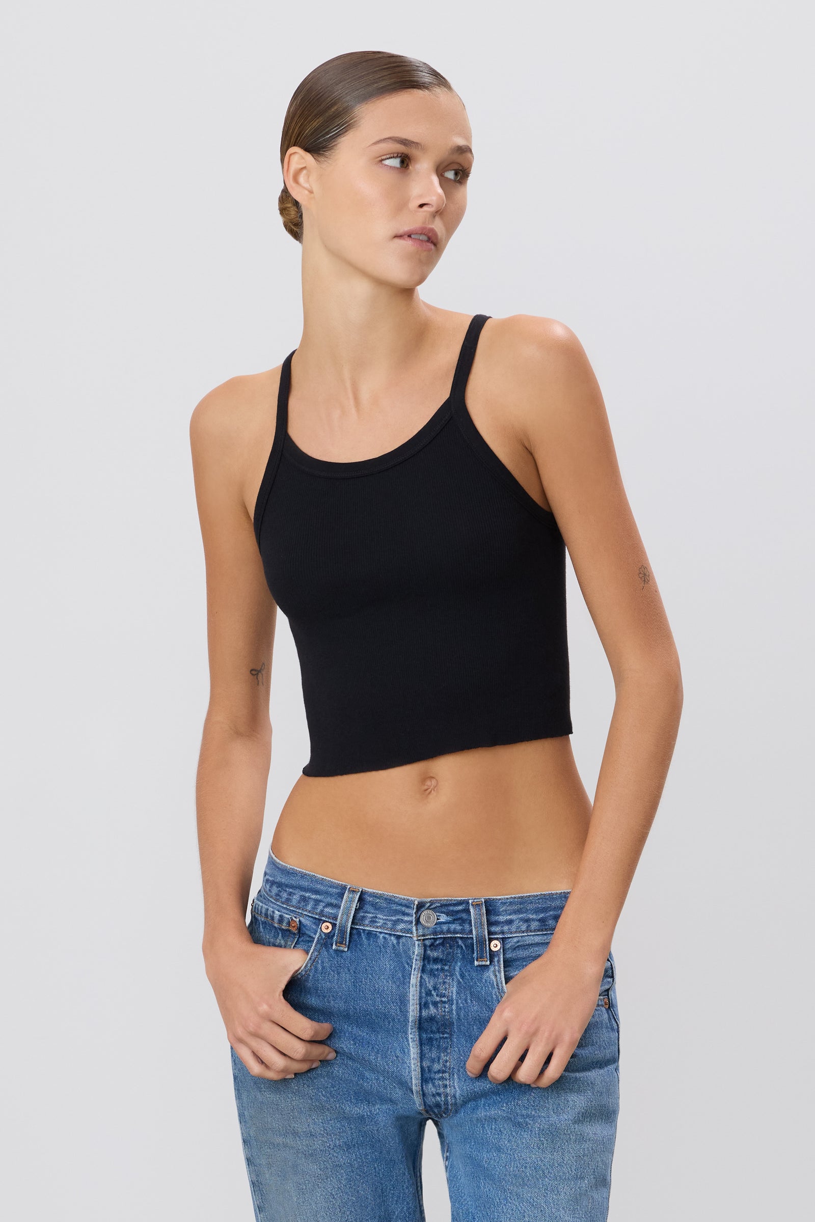 CROPPED RIB TANK - ÉTERNE