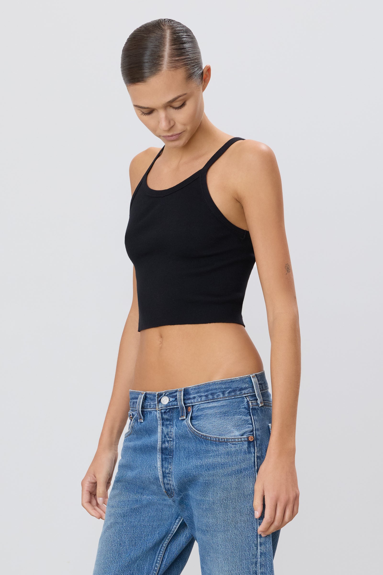 CROPPED RIB TANK - ÉTERNE