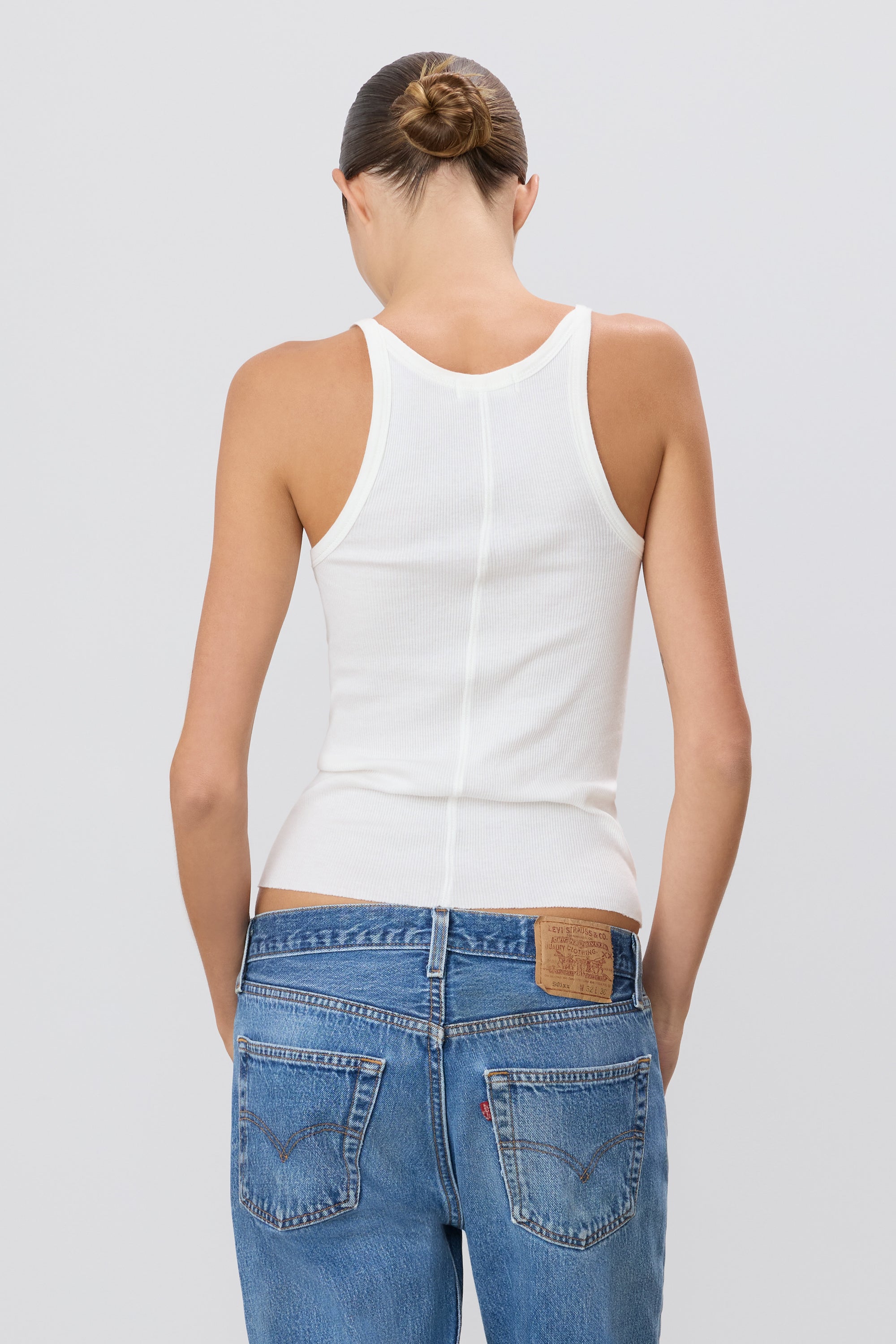 Rib Tank | Cotton Rib | Ivory