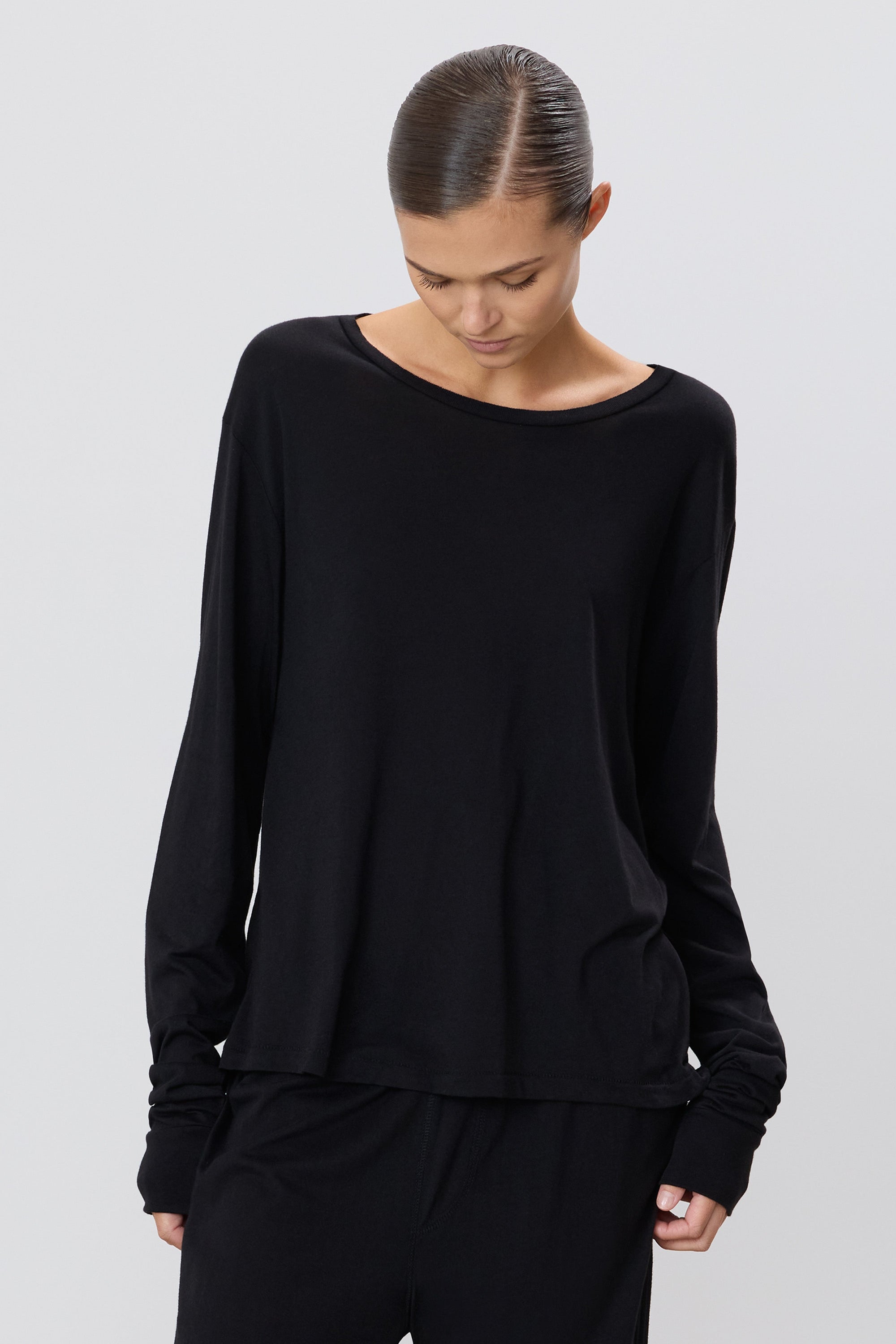 LONG SLEEVE BOYFRIEND T-SHIRT - ÉTERNE