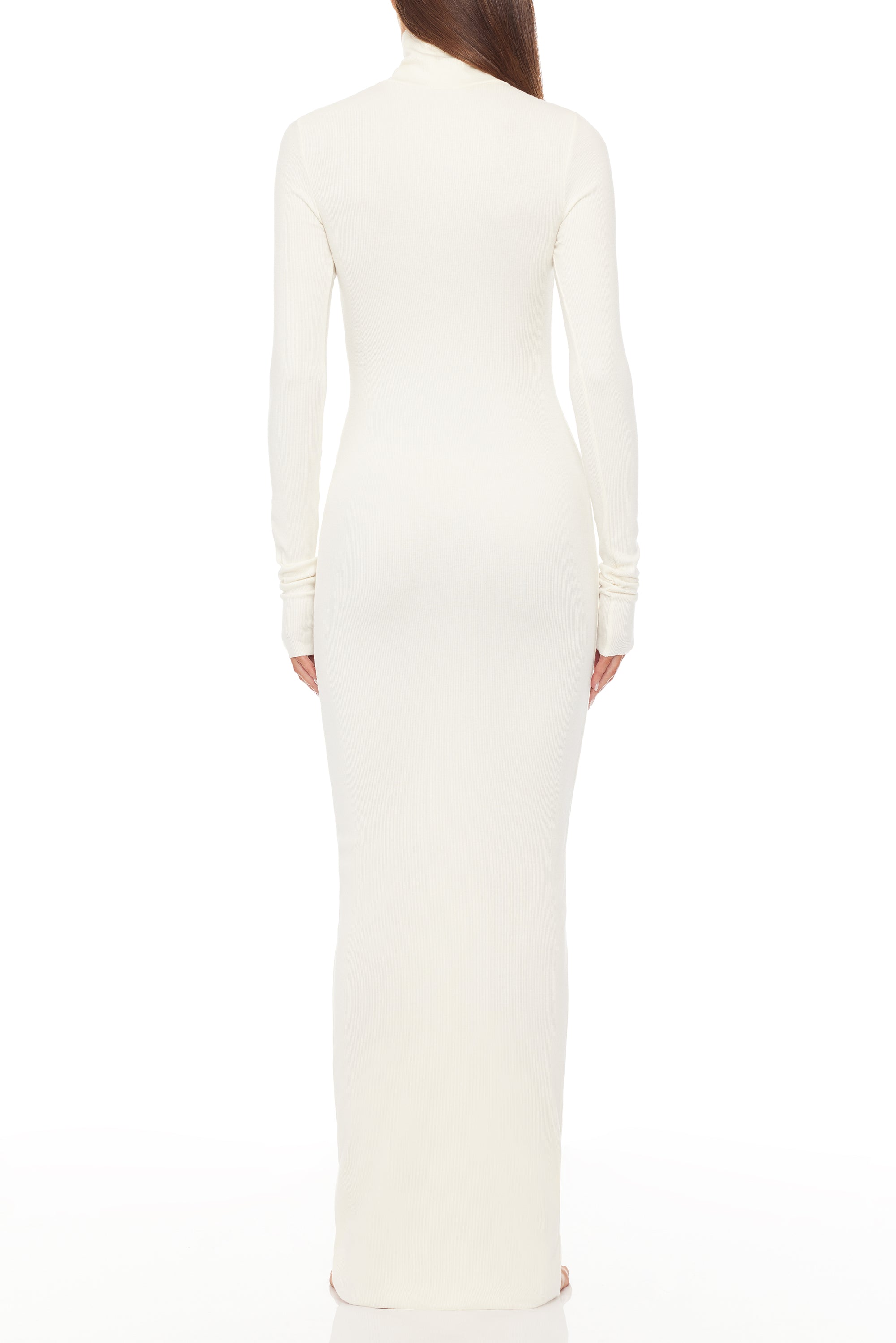 LONG SLEEVE TURTLENECK MAXI DRESS - ÉTERNE