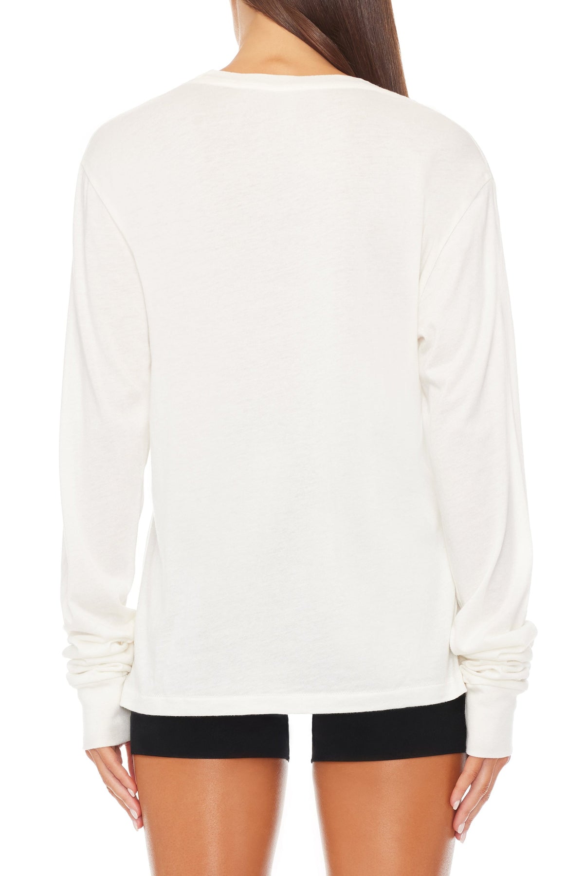 Long Sleeve Boyfriend T-Shirt Ivory