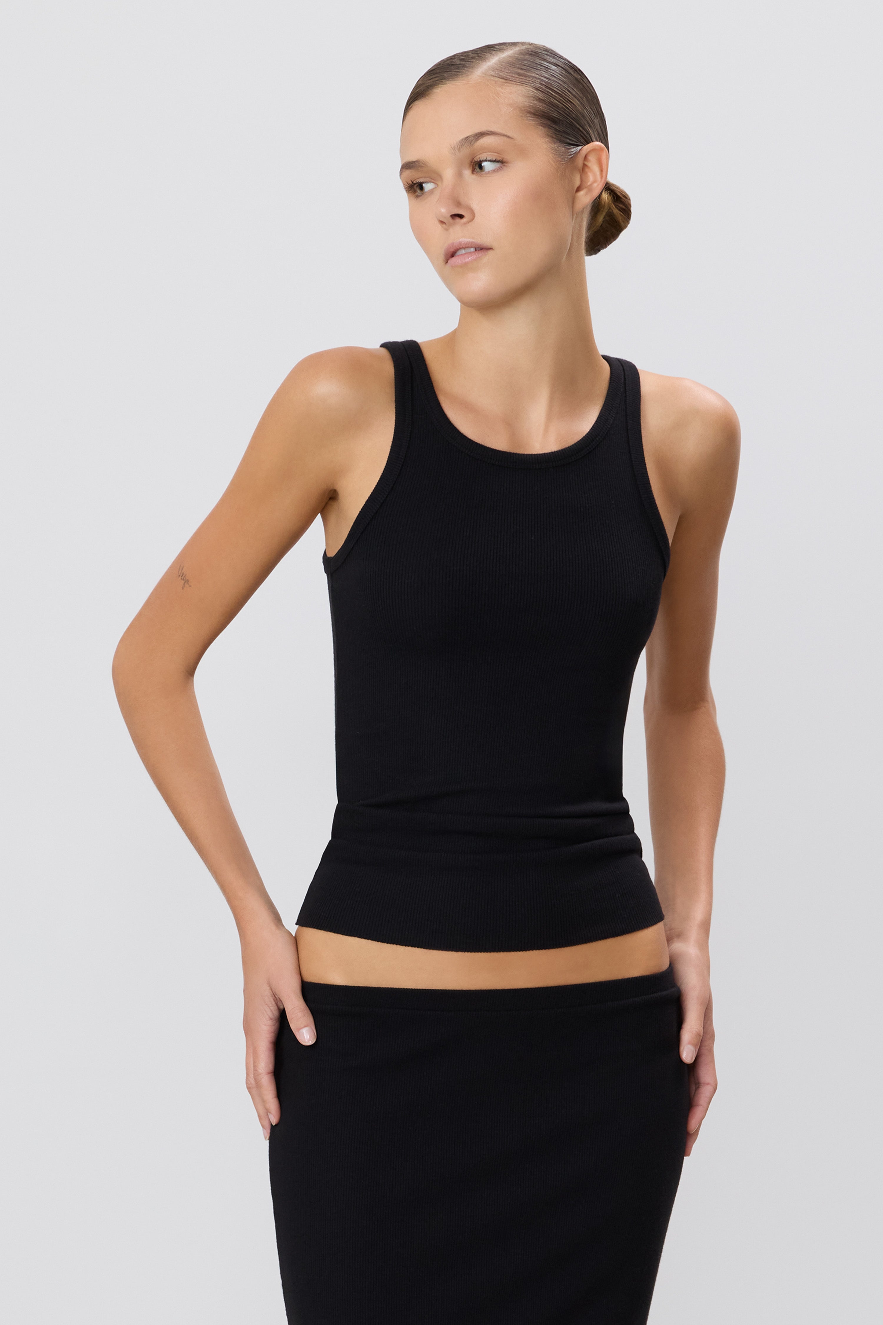 High Neck Fitted Tank