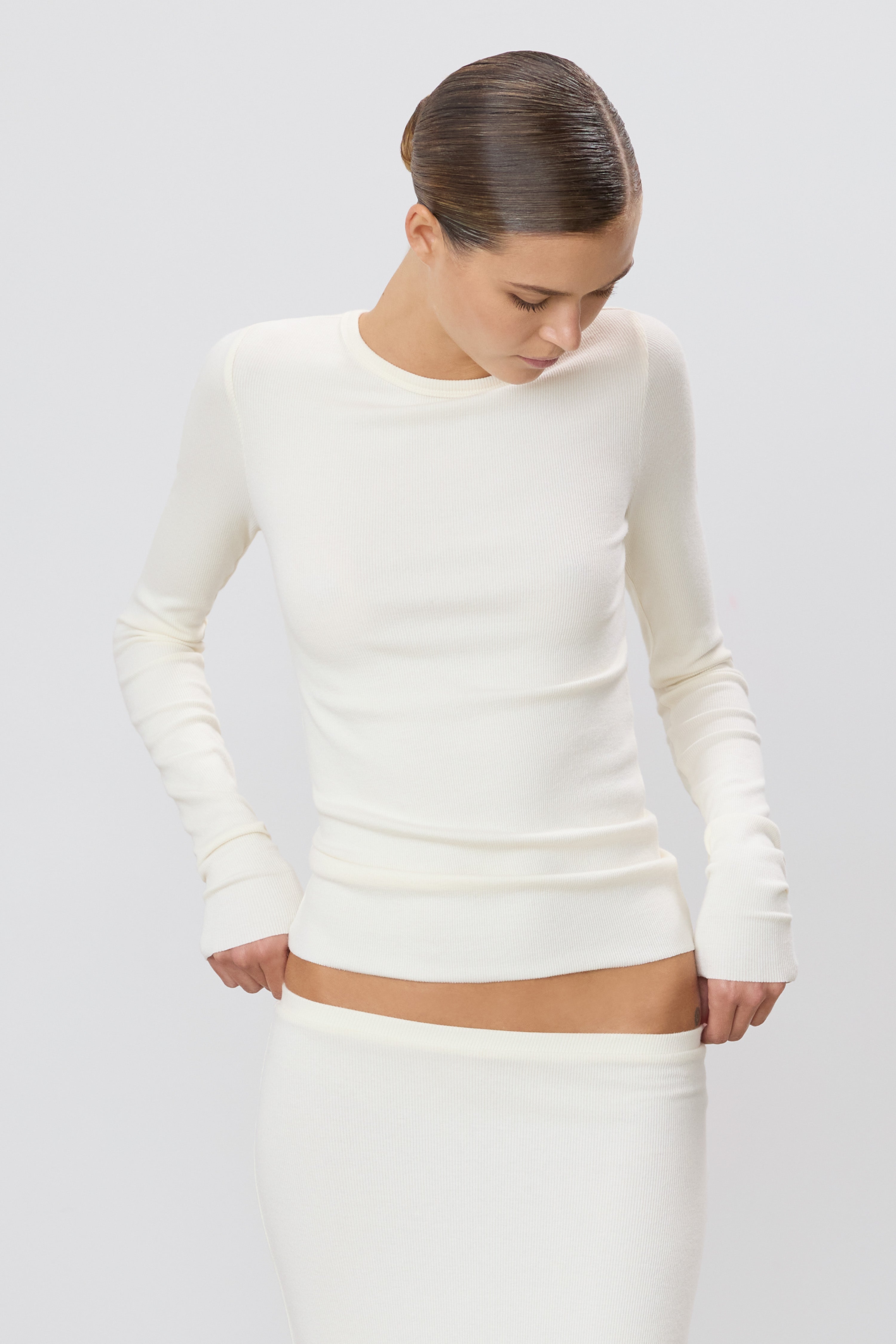 Long Sleeve Fitted Top