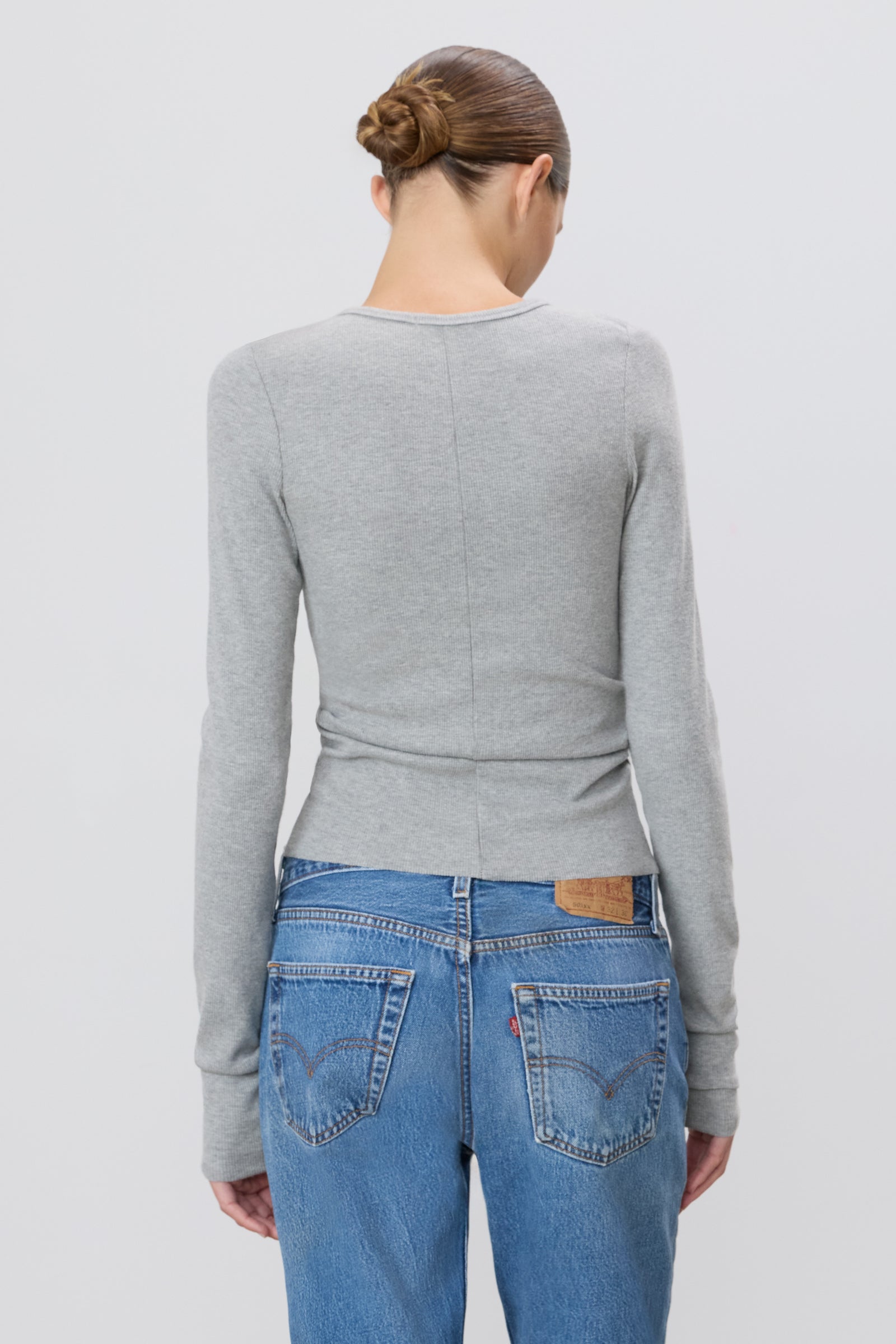 LONG SLEEVE FITTED TOP - ÉTERNE