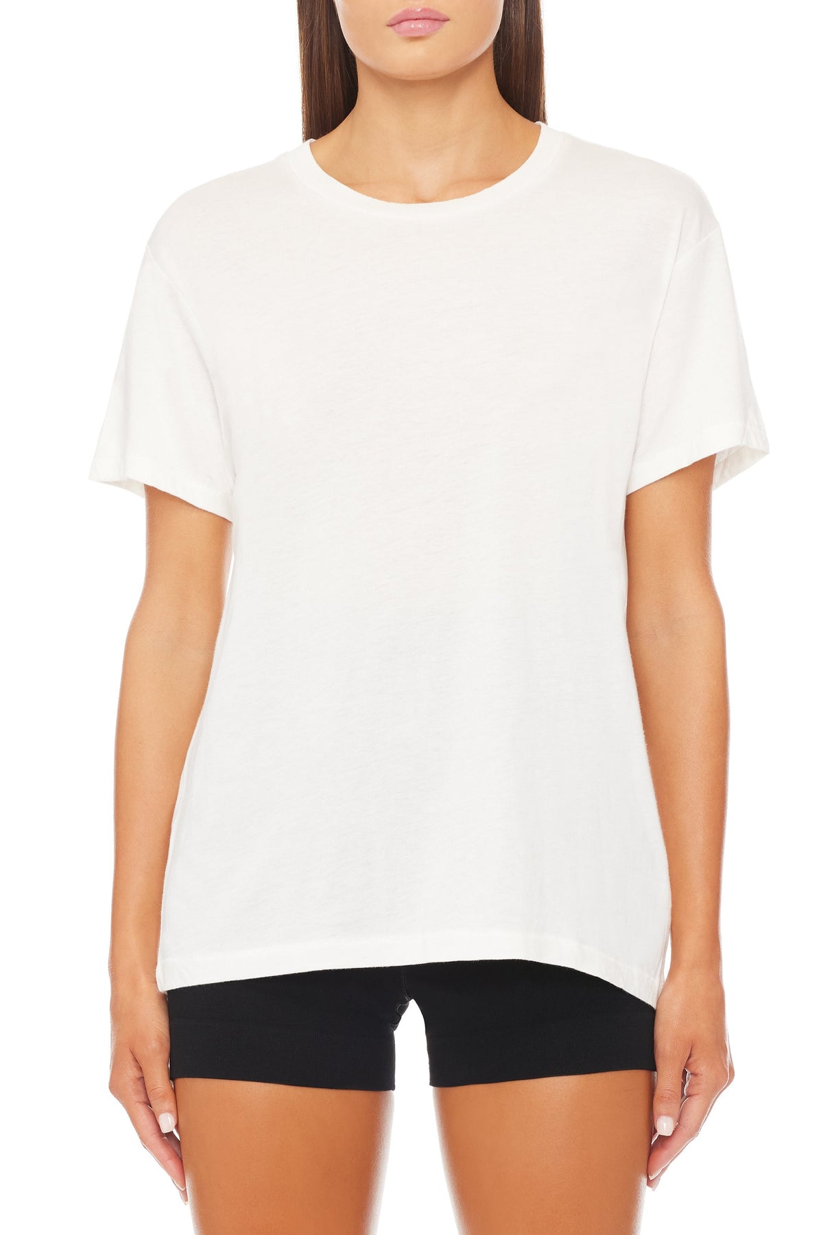 Short Sleeve Boyfriend T-Shirt Ivory