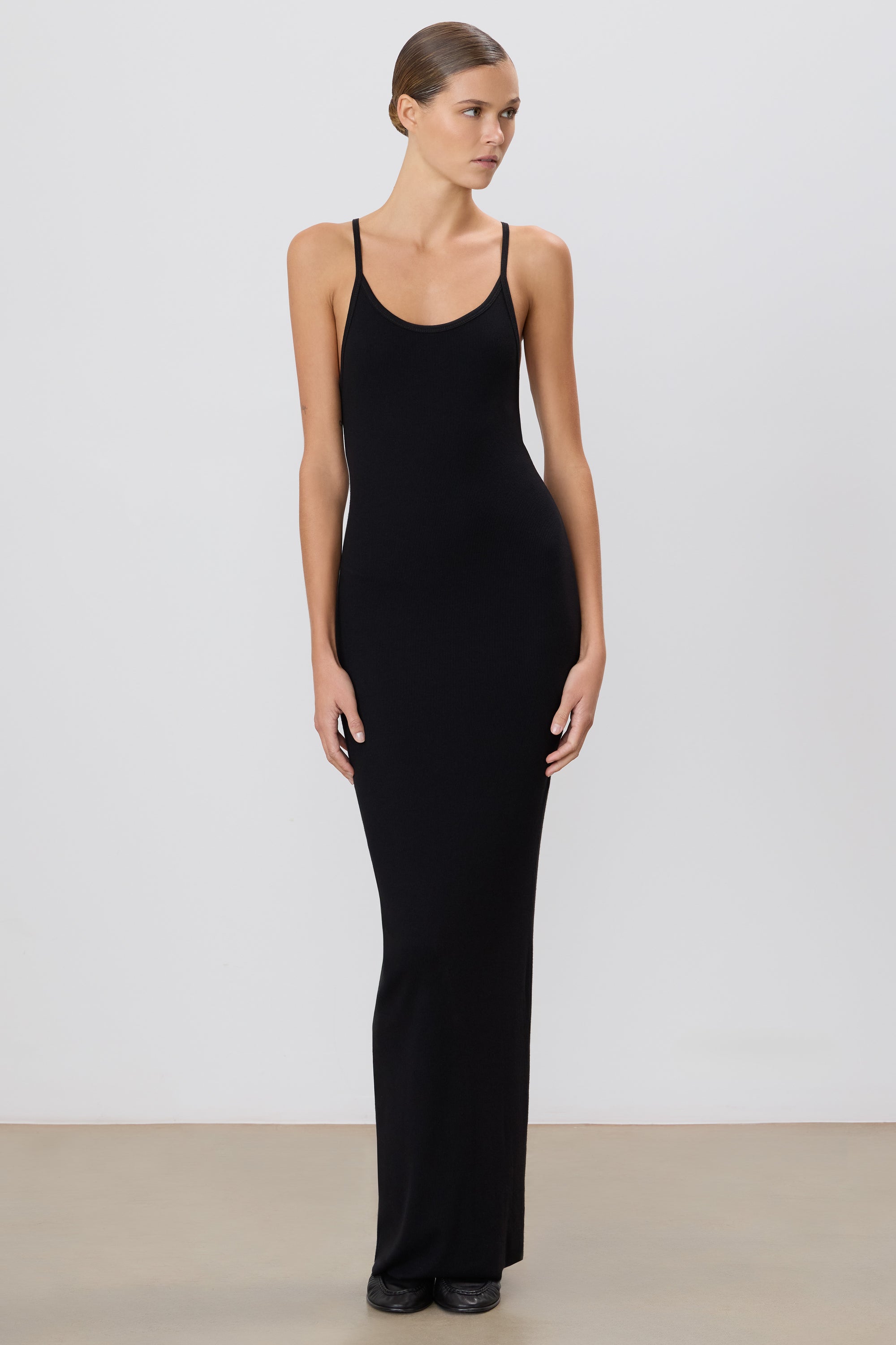 Eterne Tank Maxi Dress - Black Eterne Tank Maxi Dress - Black