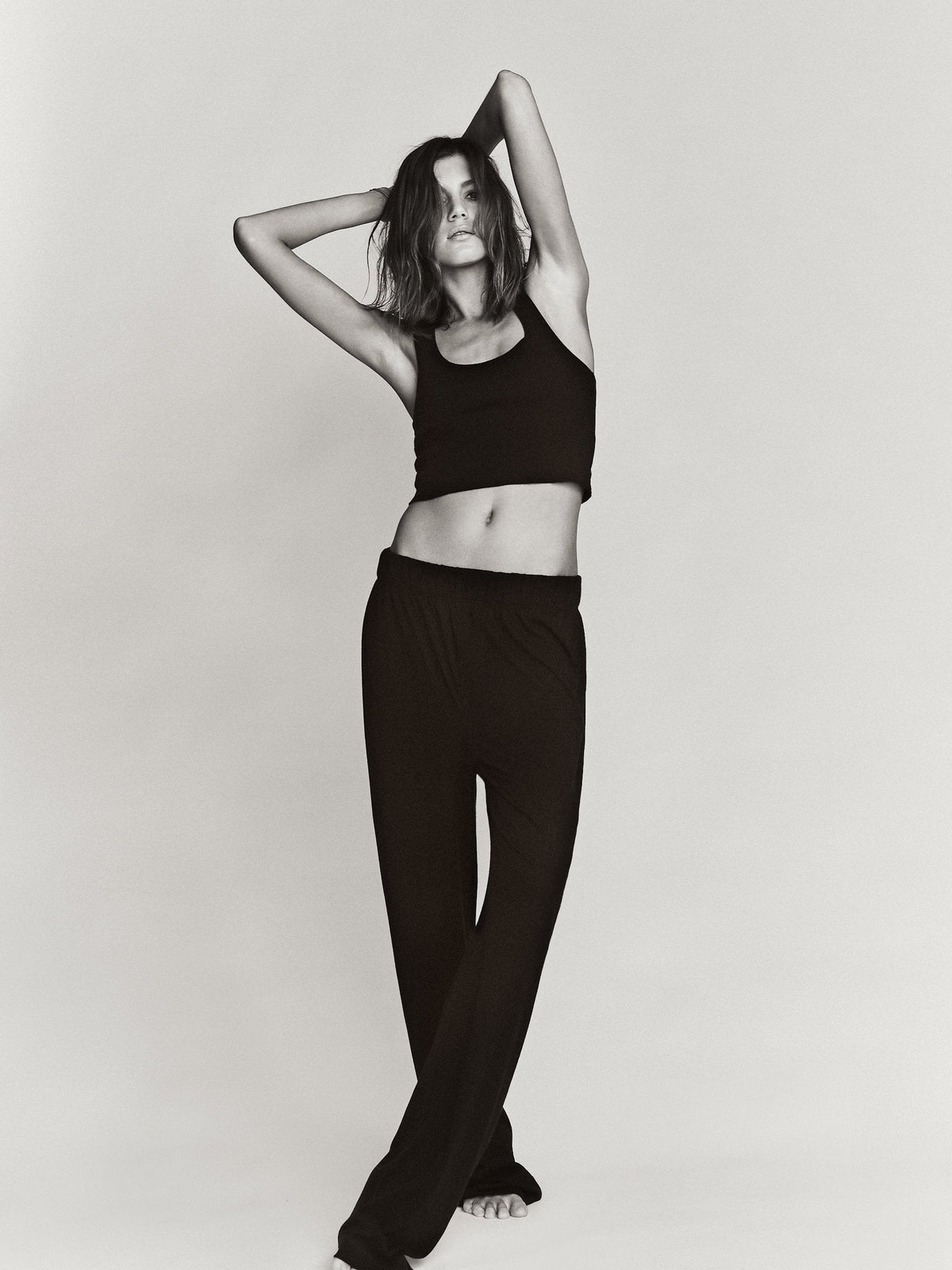 LOUNGE PANT BLACK Bottoms Eterne 