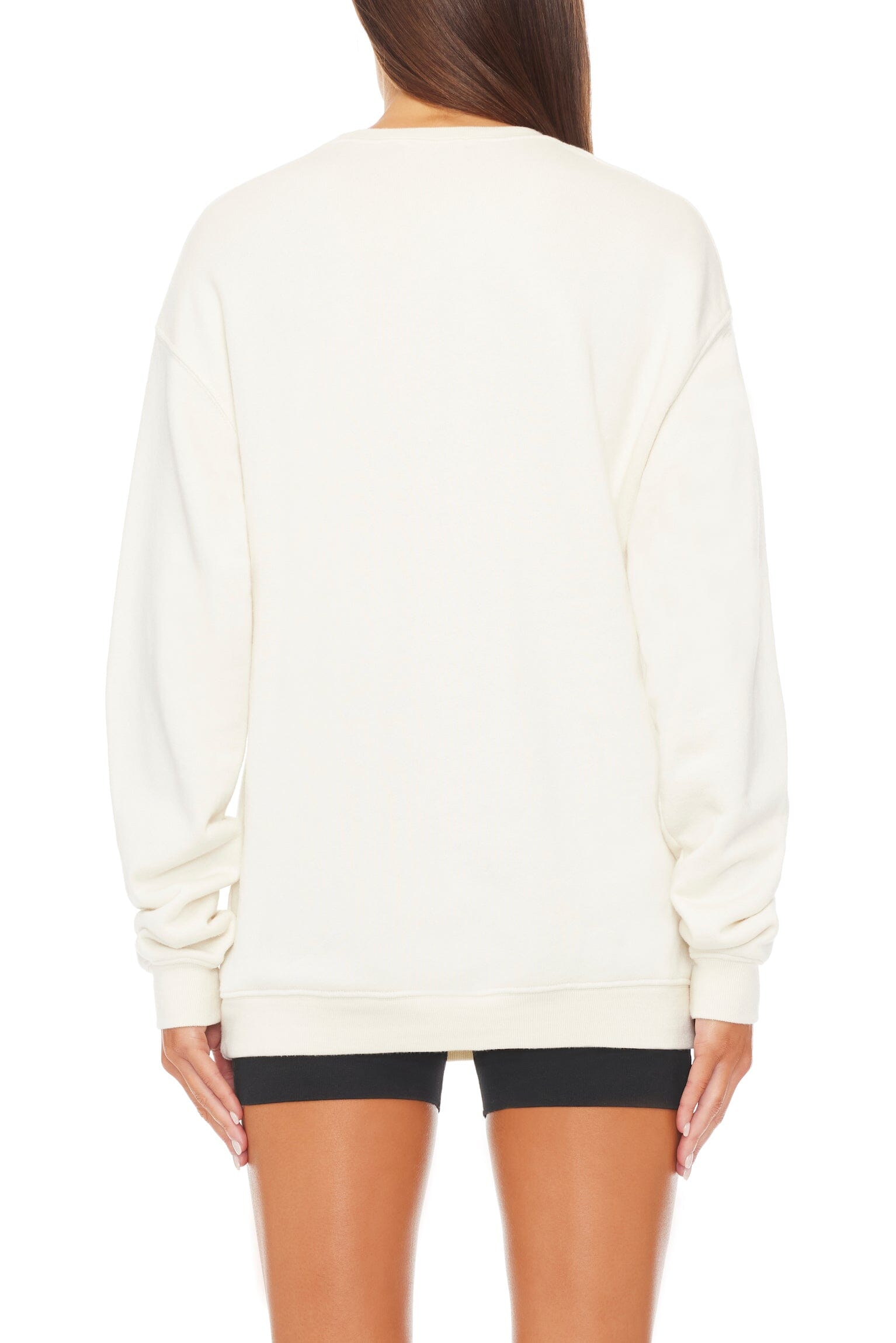 Oversized Crewneck Sweatshirt Cream SWEATS ÉTERNE 