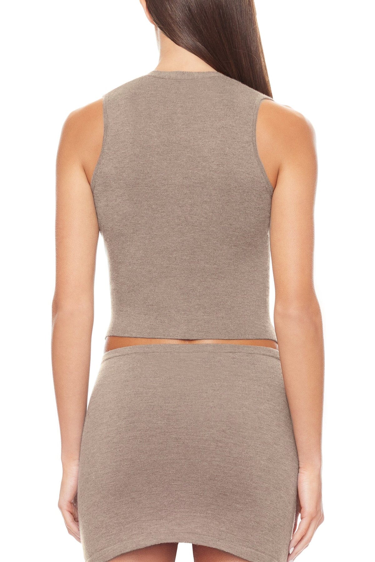 Paige Cashmere Vest Millet VESTS ÉTERNE 