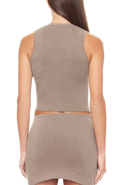 Paige Cashmere Vest Millet VESTS ÉTERNE 