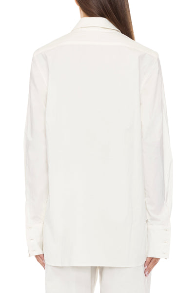 Poplin Oversized Button Down White BUTTON DOWN ÉTERNE 