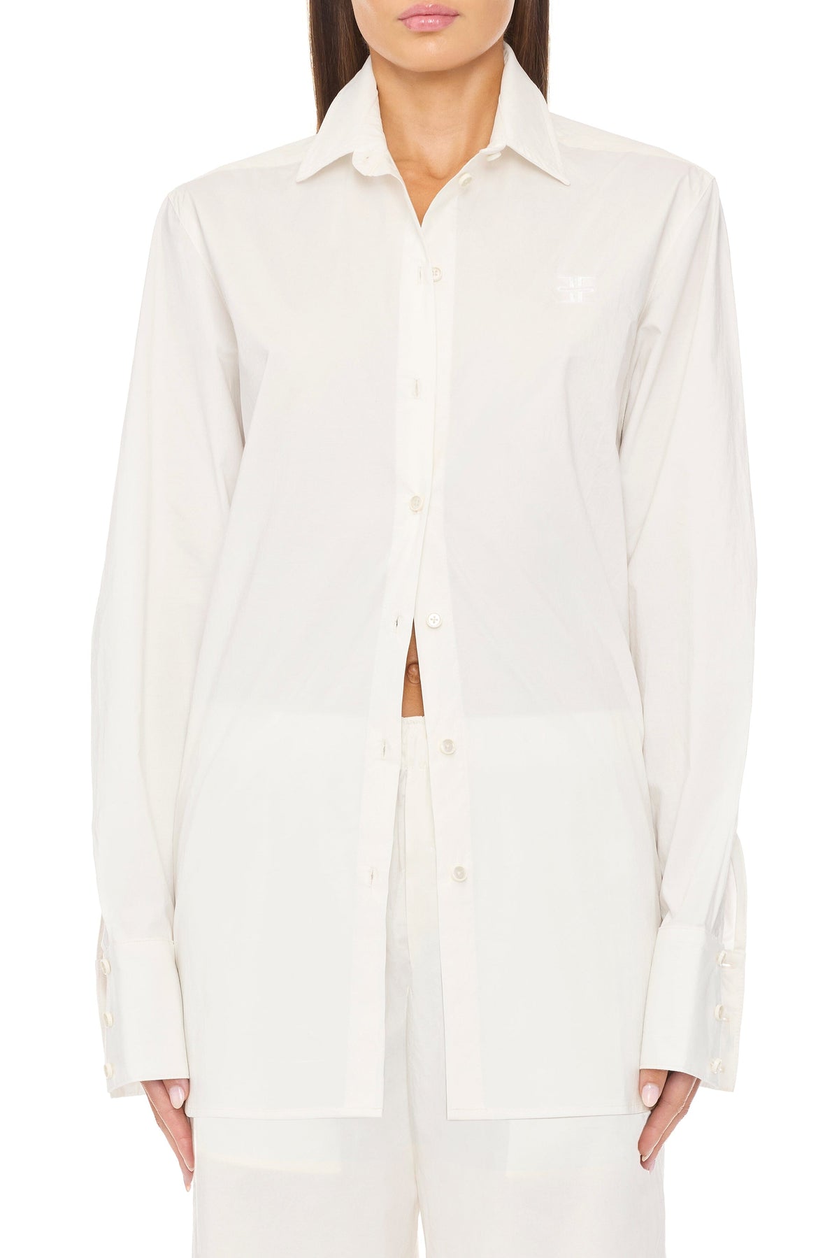 Poplin Oversized Button Down White BUTTON DOWN ÉTERNE 