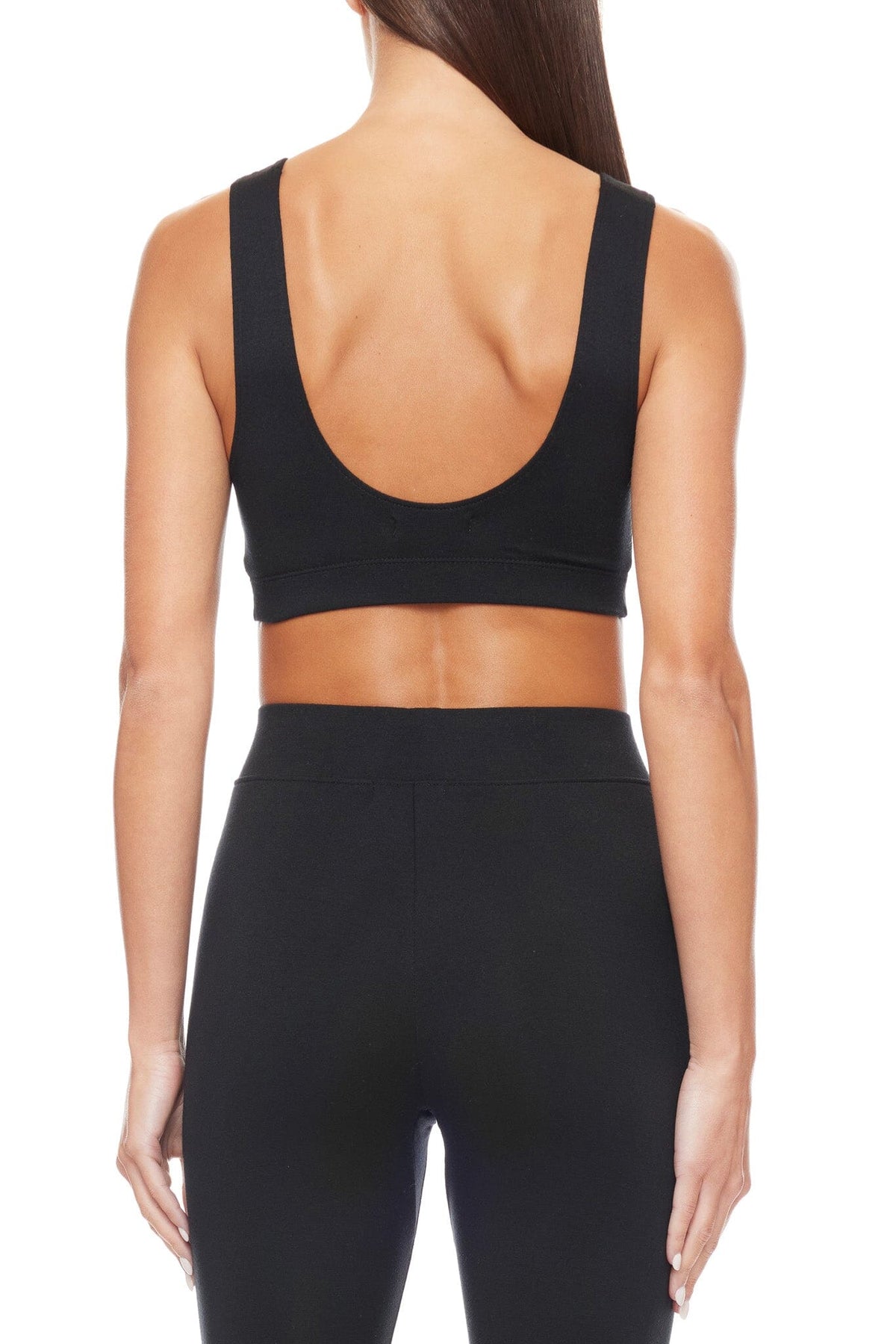 Soft Jersey Sports Bra Black BRA ÉTERNE 