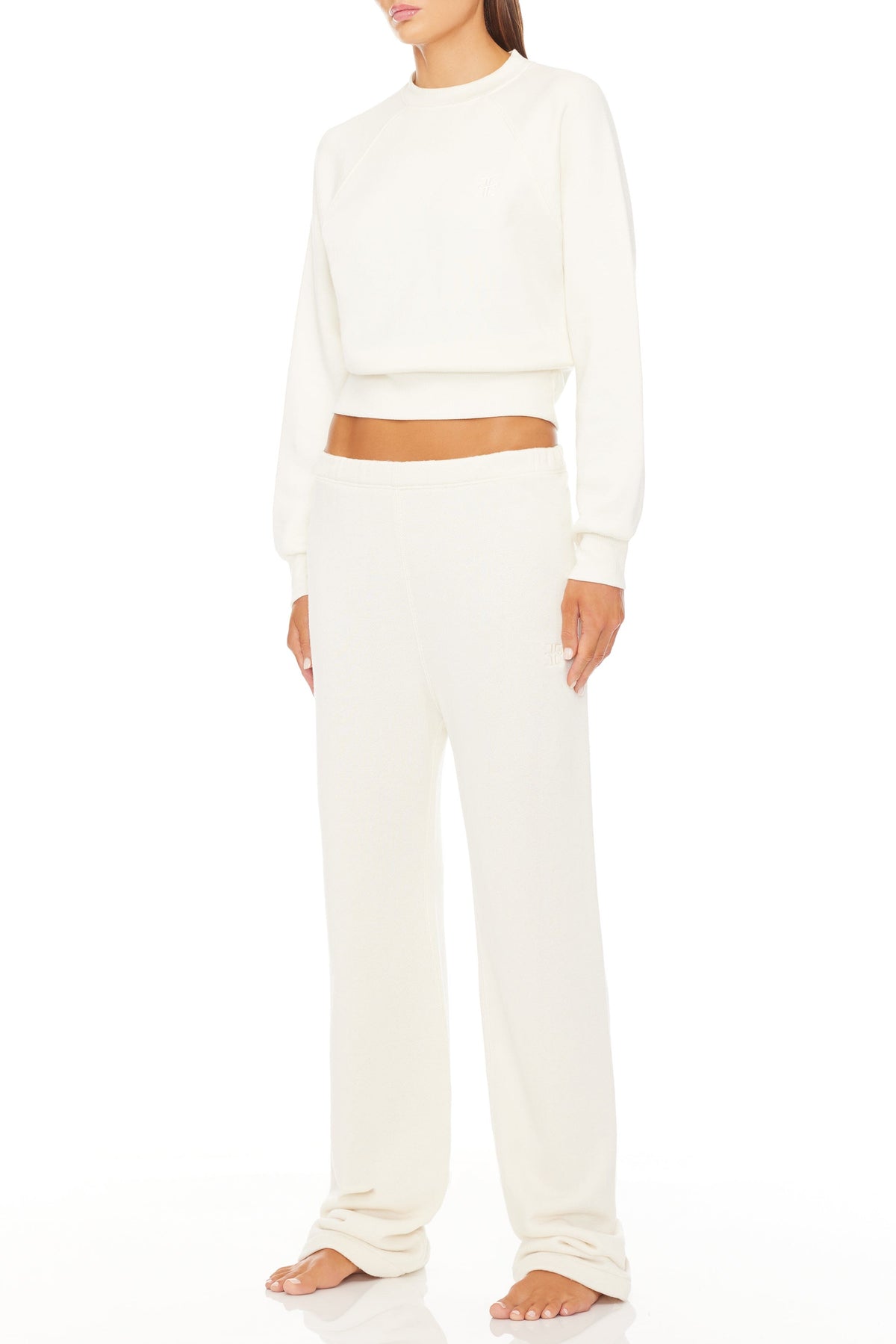 Straight Leg Sweatpant Cream SWEATS ÉTERNE 