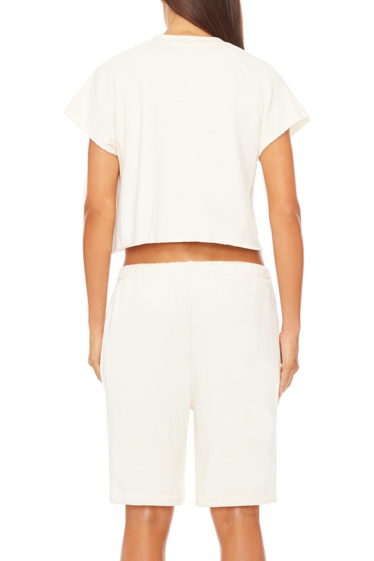 TERRY BOYFRIEND SHORT CREAM BOTTOMS ÉTERNE 