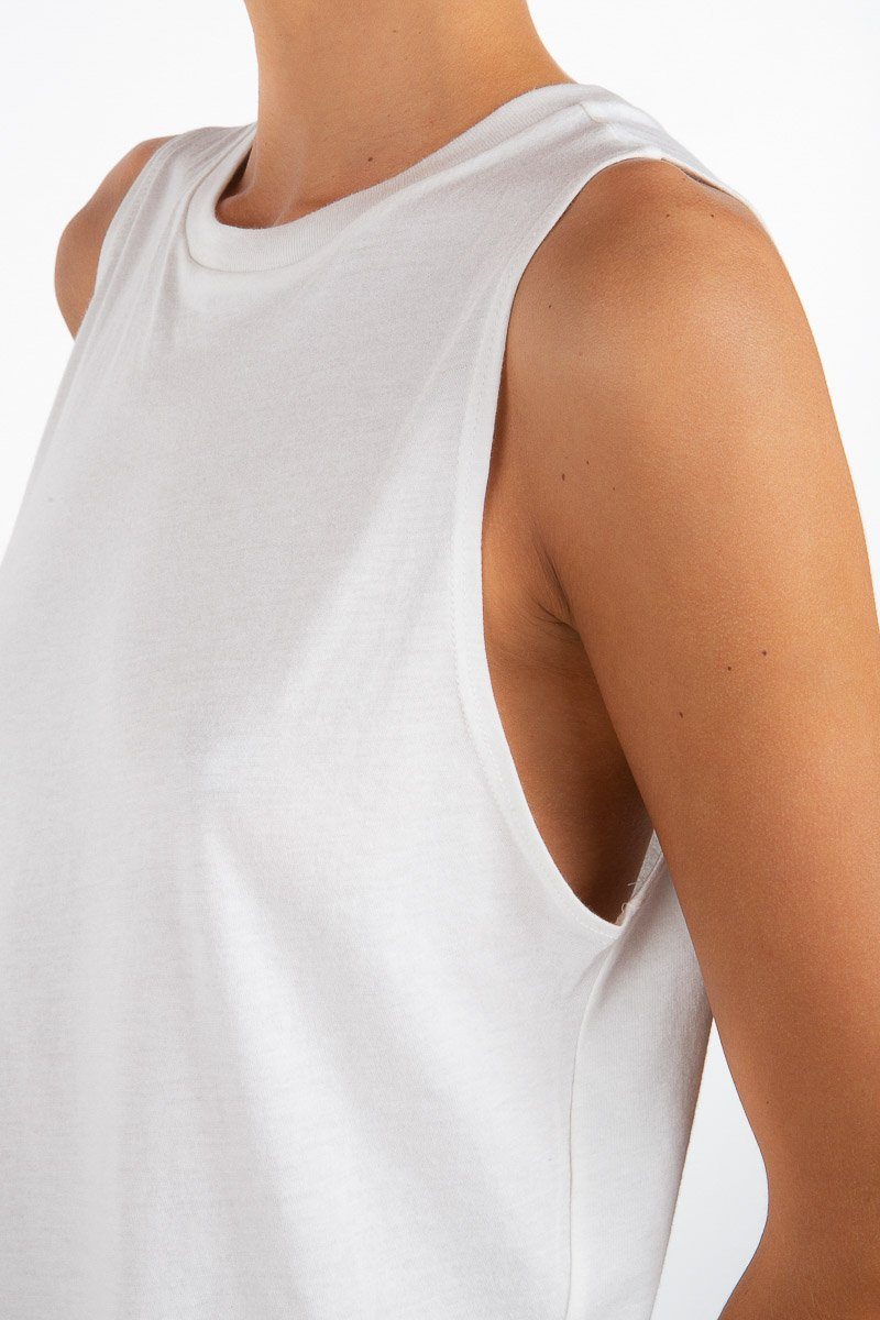 BOYFRIEND TANK WHITE - ÉTERNE