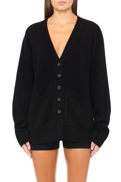 Theodore Cardigan Black SWEATERS ÉTERNE 