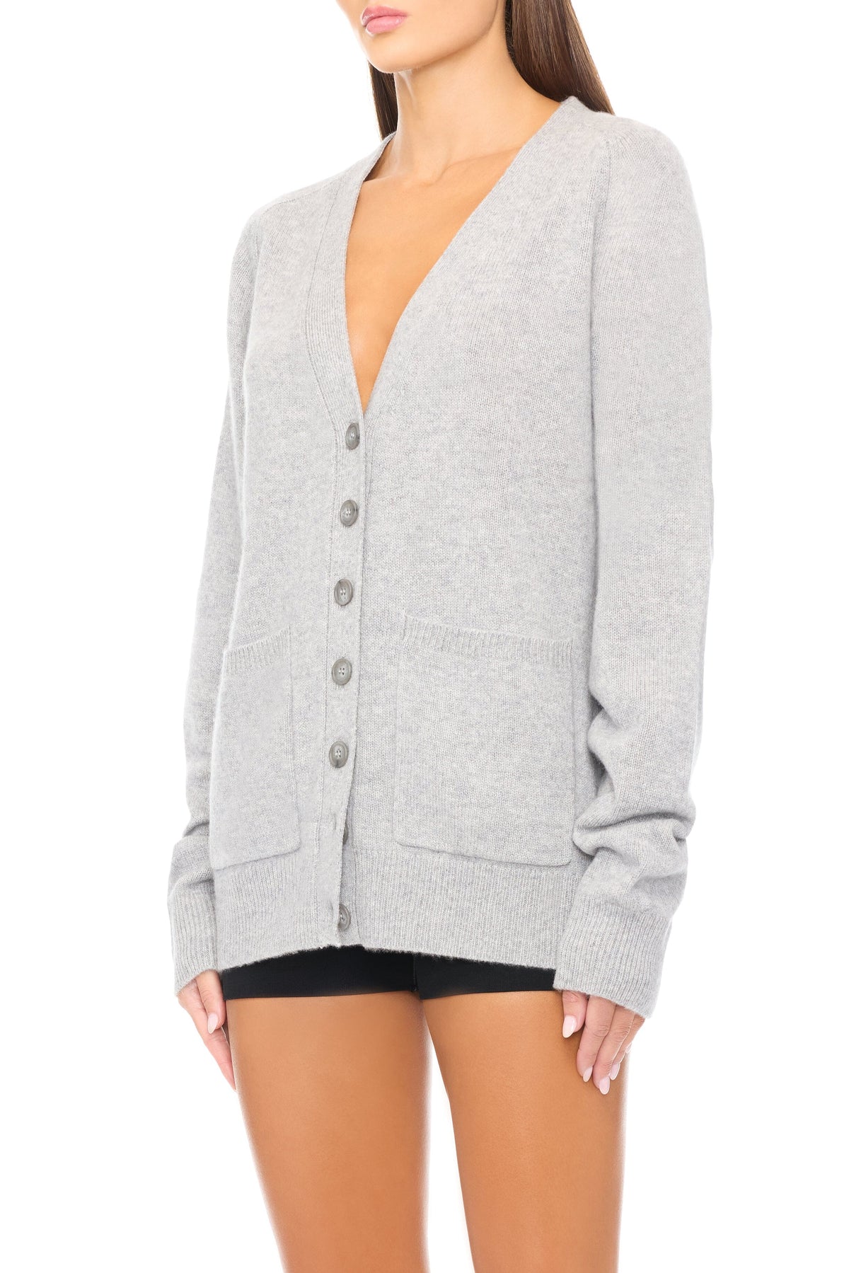 Theodore Cardigan Heather Grey SWEATERS ÉTERNE 