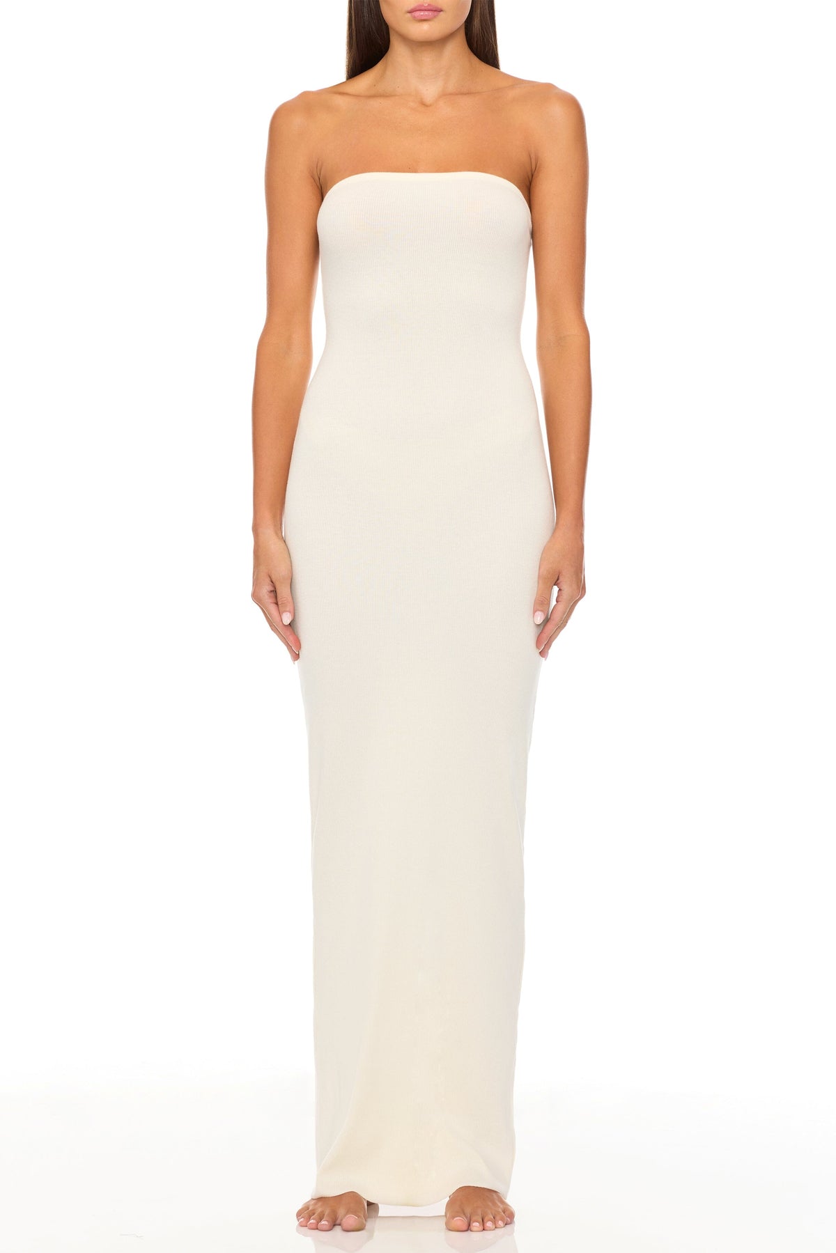 TUBE MAXI DRESS CREAM DRESSES ÉTERNE 