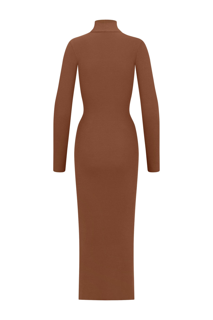 Long Sleeve Turtleneck Dress Maxi Earth DRESSES ÉTERNE 