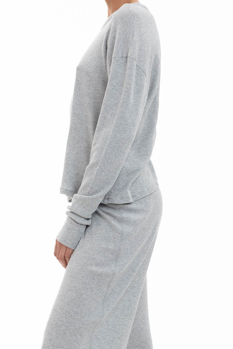 OVERSIZED THERMAL HEATHER GREY Thermal Eterne 